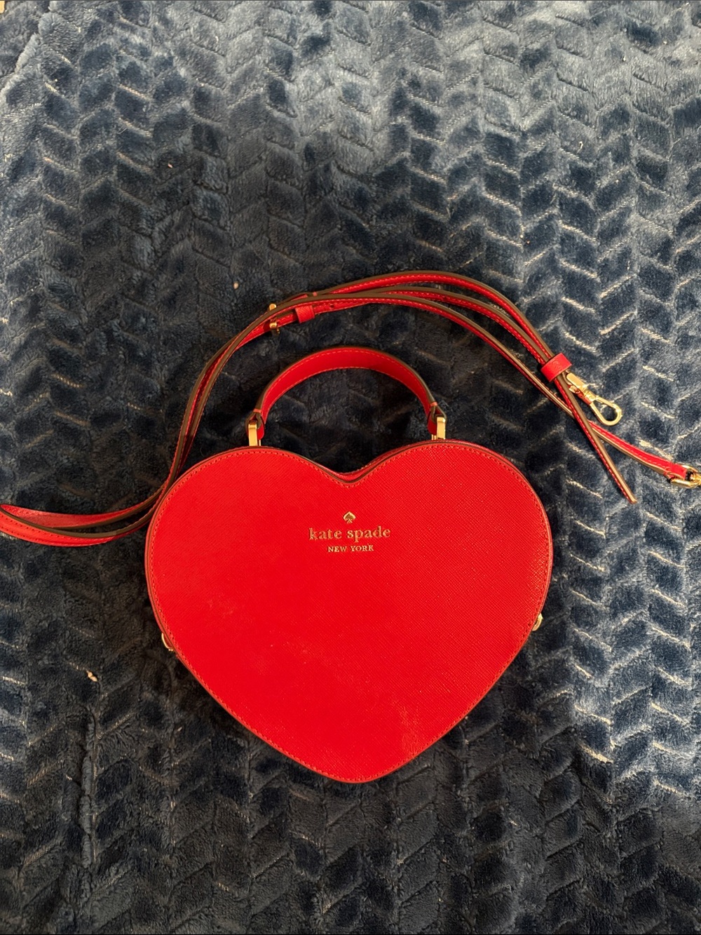 kate spade Red Heart Mini Top-Handle Crossbody